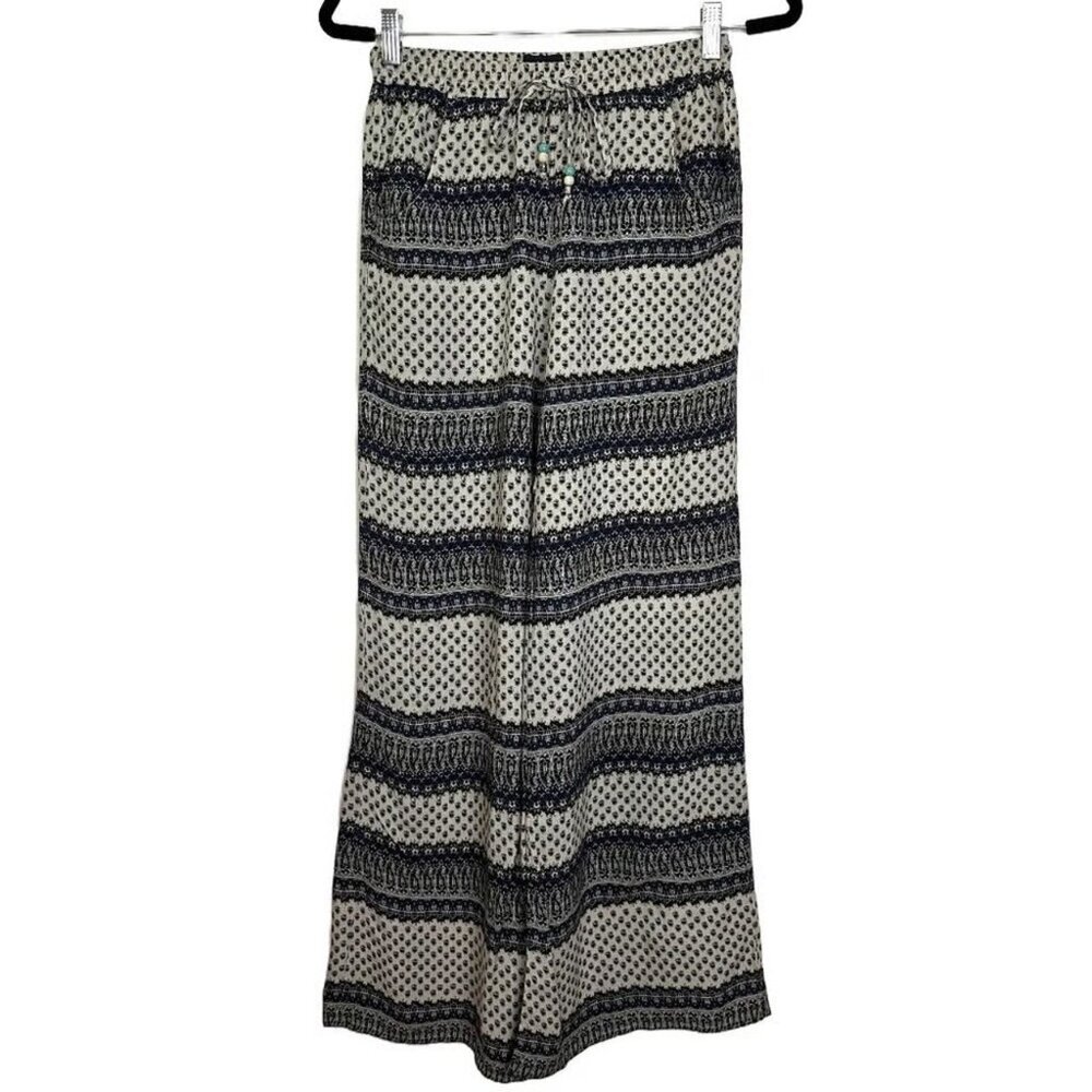 AE Boho Palazzo Pants XXS Flowy Wide Leg Beach Festival Free People Vibe NWOT - Picture 2 of 8